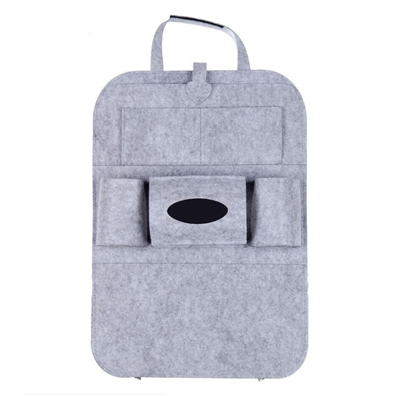 Car Seat Organizer : Auto Achterbank Opbergzak Organisator - Donker Grijs in van Pantino