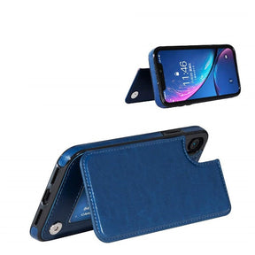 Phone Case : Portemonnee Zwart - IPhone Leren Hoesje in van Pantino