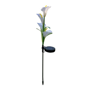 outdoor equipment : Lelie Zonne-Tuinpaal Licht - Paars in Wit 2 van Pantino