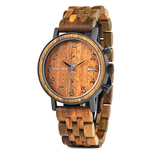 watches : Horloge Dames Beige - Herenhorloge in Hout en Staal Roestvrij Staal in Bruin van Pantino