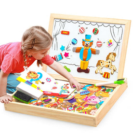 toy : Magnetisch Teken - En Puzzelbord Kinderen in Circus van Pantinoshop