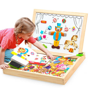 other : Magnetisch Teken - En Puzzelbord Kinderen in Circus van Pantino