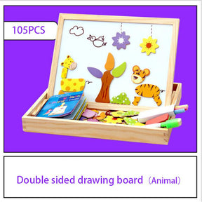 other : Magnetisch Teken - En Puzzelbord Kinderen in van Pantino