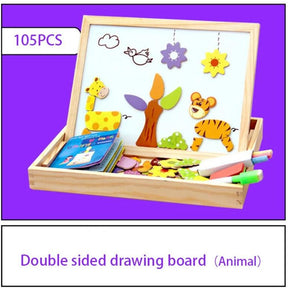 other : Magnetisch Teken - En Puzzelbord Kinderen in van Pantino