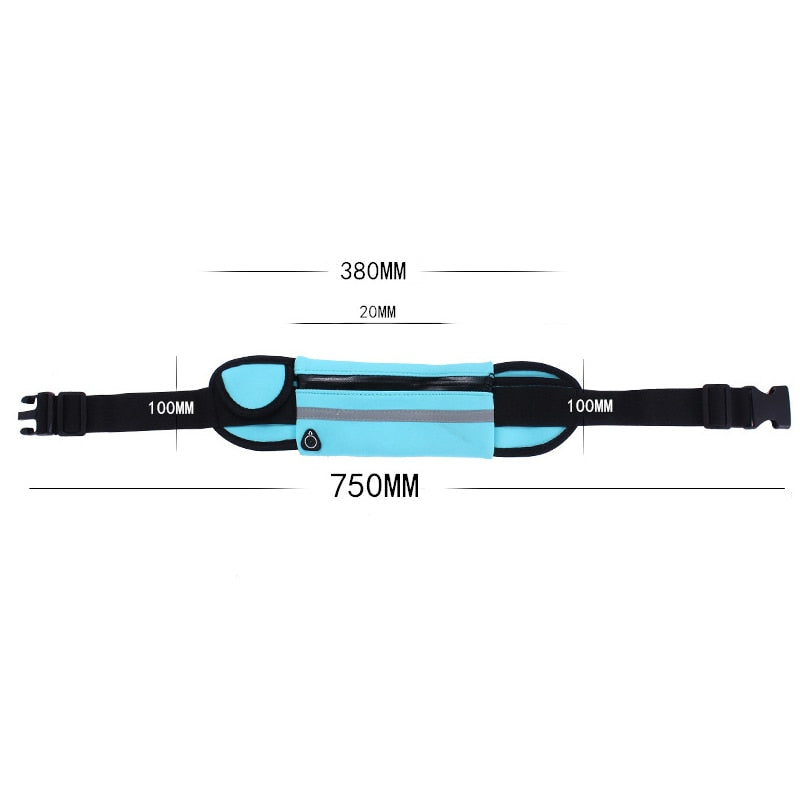 bags : Flex Running Bag Waterdicht - Zwart in van Pantino