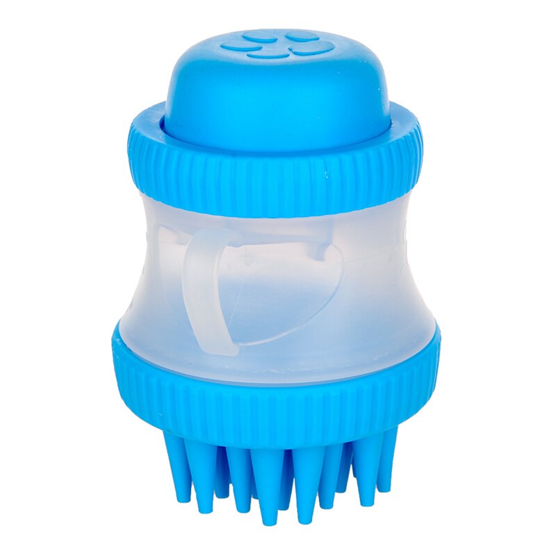 pets : Huisdieren Bad & Massage Borstel - Blauw in Blauw van Pantino