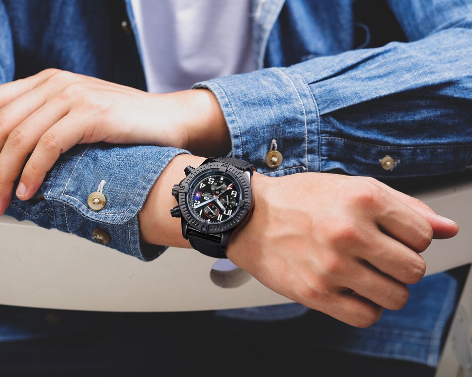 watches : Horloge Zwart - Automatisch Zelfopwindend in van Pantino
