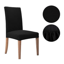 home & garden : Belleza Stoel Cover - 2-pack in Zwart | 2 stuks van Pantino
