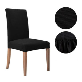 home & garden : Belleza Stoel Cover - 2-pack in Zwart | 2 stuks van Pantino