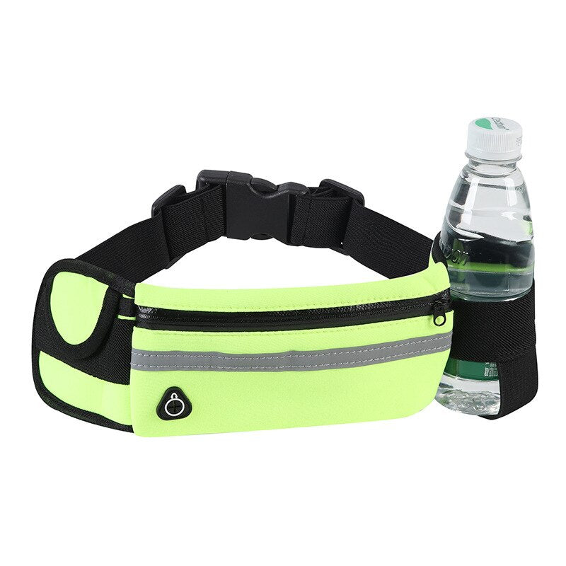 bags : Flex Running Bag Waterdicht - Zwart in Groen van Pantino