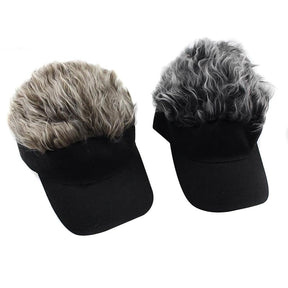 Sun Visor Cap : Flair haar Zonnevizier Cap - Grijs in van Pantino
