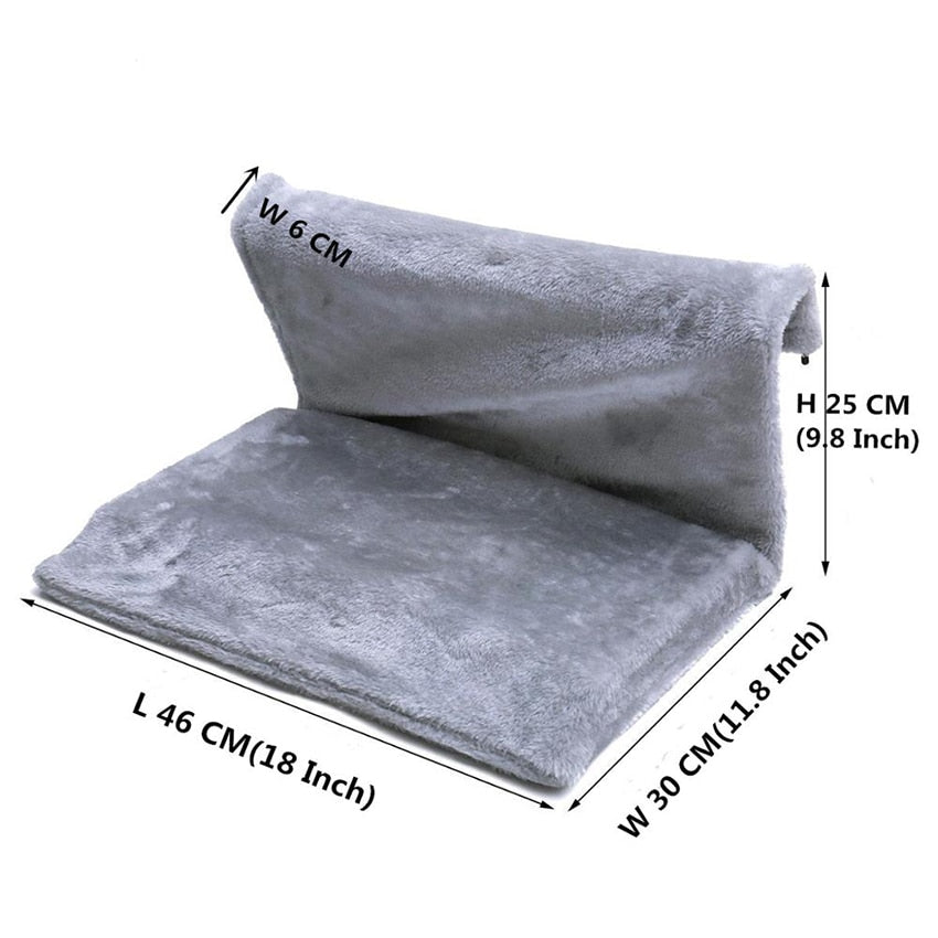 pets : Kat Radiator Hangmat Polyester - Zwart in van Pantino
