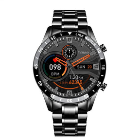 watches : Horloge Heren Zwart - Luxe Slim in Zwart van Pantino