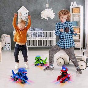 other : DinoCar - Dinosaur-Transformerende Bagdel - Blauw in van Pantino