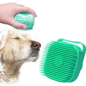 pets : Massageborstel voor Honden - Groen in van Pantino
