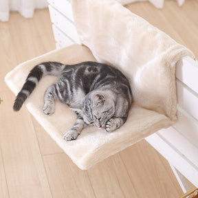 pets : Kat Radiator Hangmat Polyester - Zwart in Beige van Pantino