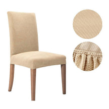 home & garden : Belleza Stoel Cover - 2-pack in Beige | 2 stuks van Pantino