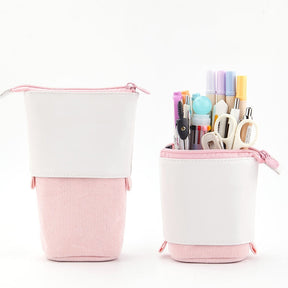 Pencil Case : Up Etui voor Potloden - Blauw in Roze van Pantino