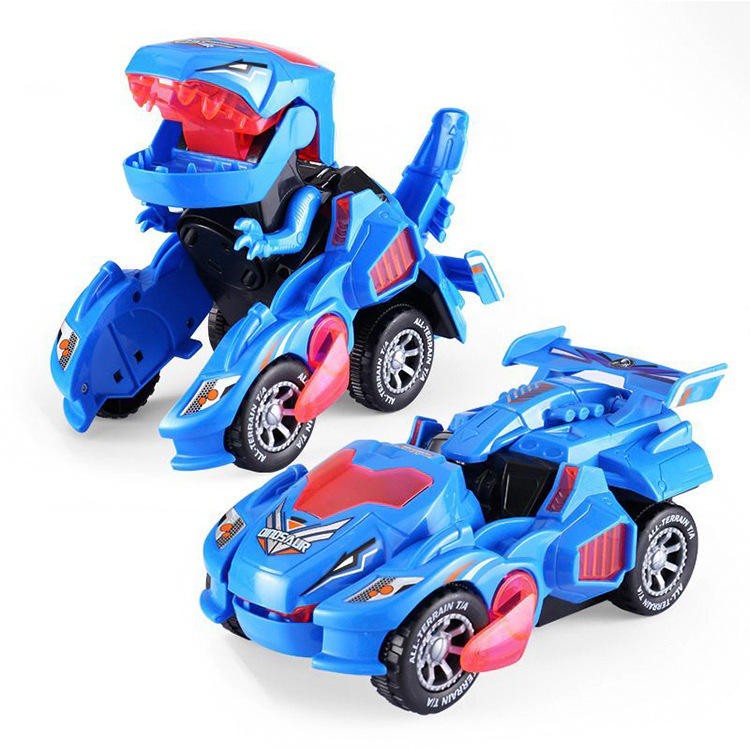 other : DinoCar - Dinosaur-Transformerende Bagdel - Blauw in Blauw van Pantino
