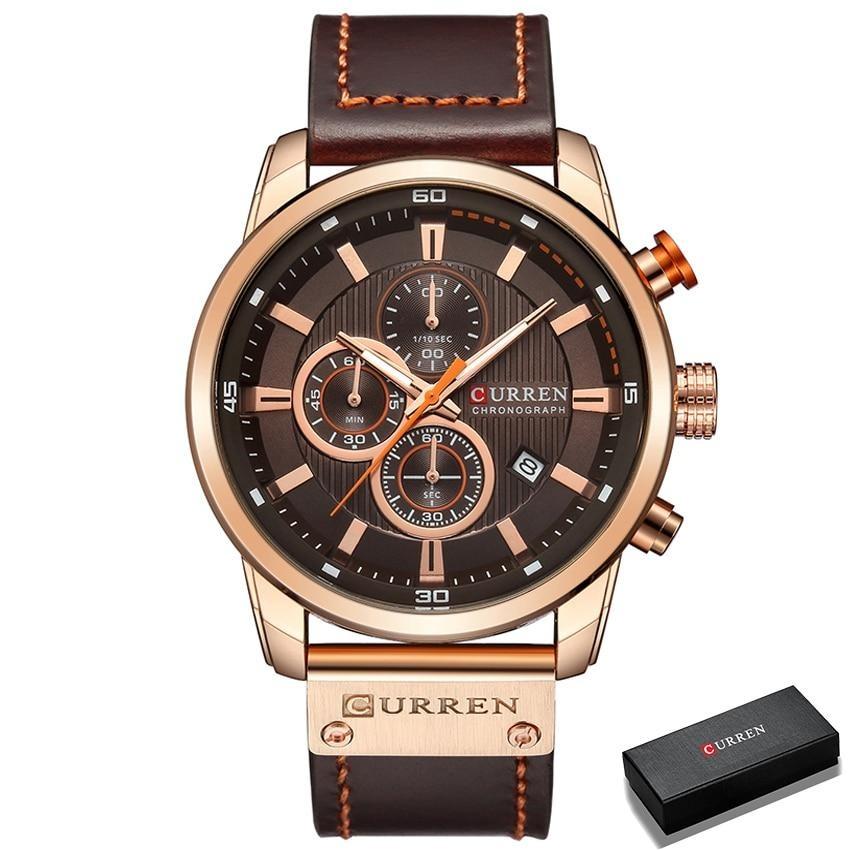 watches : Horloge Heren Zwart - Curren Chronograaf Polshorloge voor in van Pantino