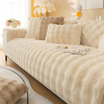 pets : Bankhoes CosyCover - Witte stretch 2-zits hoes met perfecte pasvorm en bescherming in Wit van Pantino
