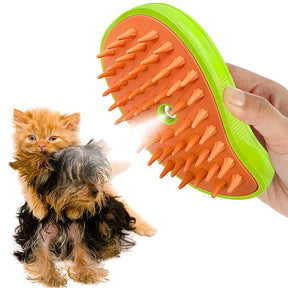 pets : FurCare - Stoomborstel voor Huisdieren - Groen in van Pantino