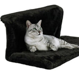 Katzen-Heizkörper-Hängematte Polyester - Schwarz