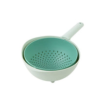 home & garden : DrainBasket - Dubbele Afvoerkorf - Blauw in Groen van Pantino
