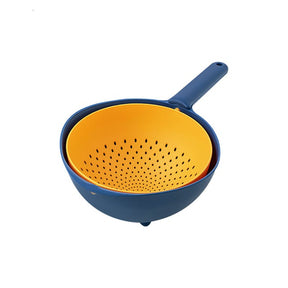 home & garden : DrainBasket - Dubbele Afvoerkorf - Blauw in Blauw van Pantino