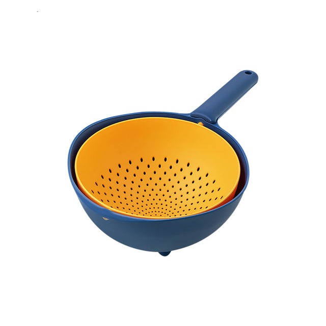 home & garden : DrainBasket - Dubbele Afvoerkorf - Blauw in Blauw van Pantino