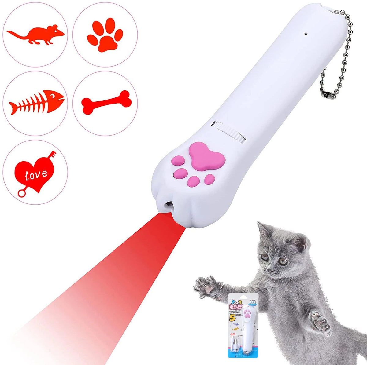 pets : 5-in-1 Huisdier Laser - Dierenbenodigdheden in van Pantino