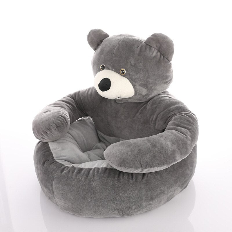 pets : TeddyBear - Bed voor Huisdieren - Khaki in Grijs van kleur van Pantino