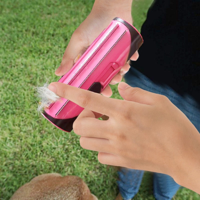 pets : Dubbelzijdige Pet Hair Kam - Roze in van Pantino