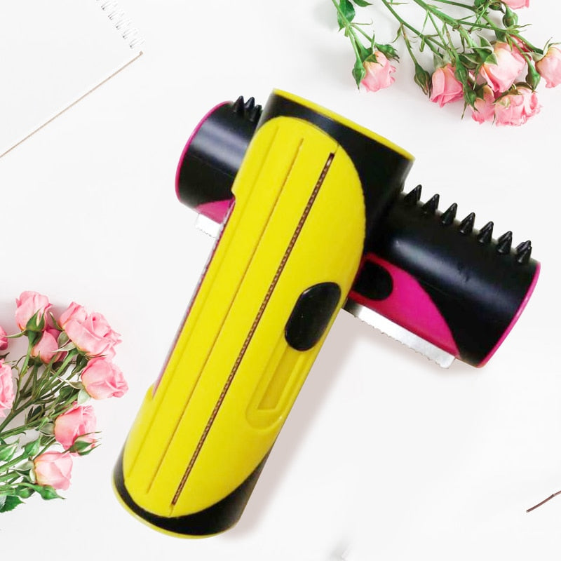pets : Dubbelzijdige Pet Hair Kam - Roze in van Pantino