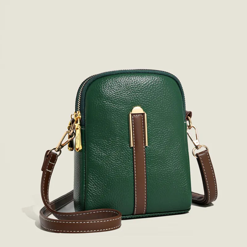 bags : Elegante Schoudertas - Grijs in Groen van Pantino