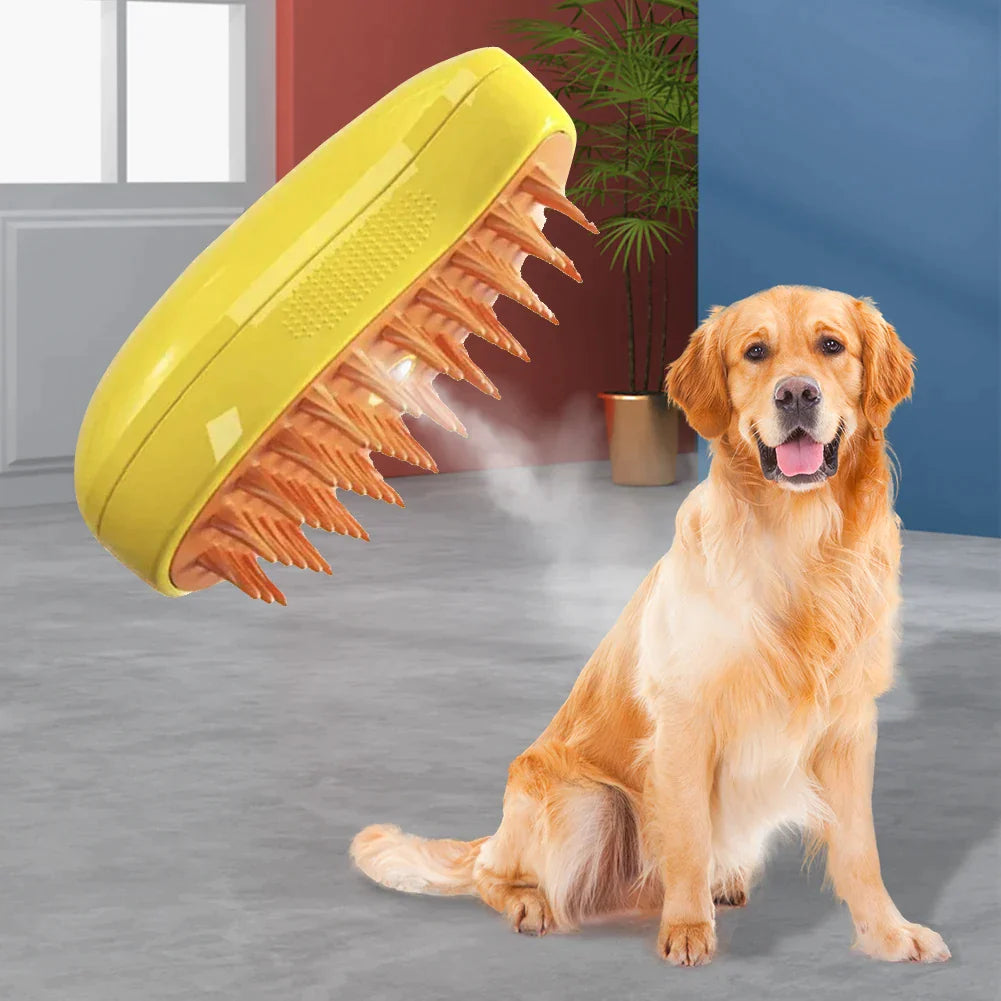 pets : FurCare - Stoomborstel voor Huisdieren - Groen in van Pantino