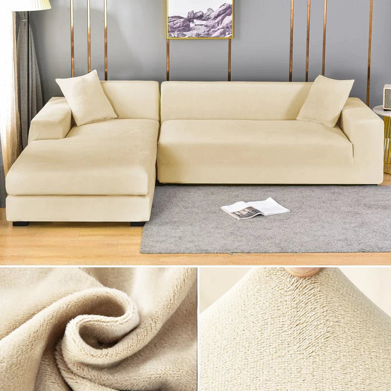 home & garden : CouchCover - Zachte Antislip Meubelbeschermer - Grijs in van Pantino