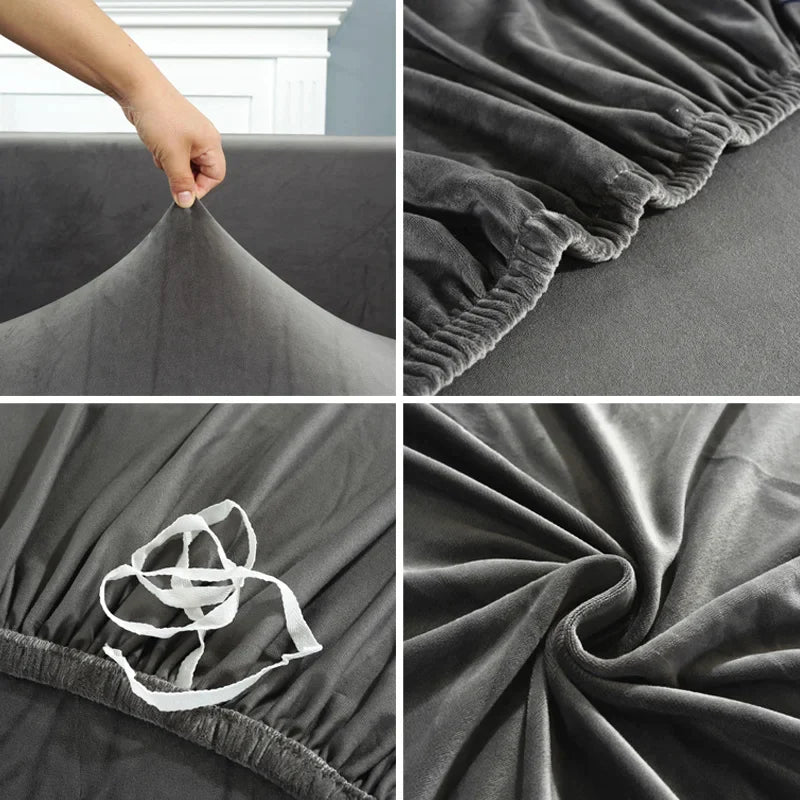 home & garden : CouchCover - Zachte Antislip Meubelbeschermer - Grijs in van Pantino