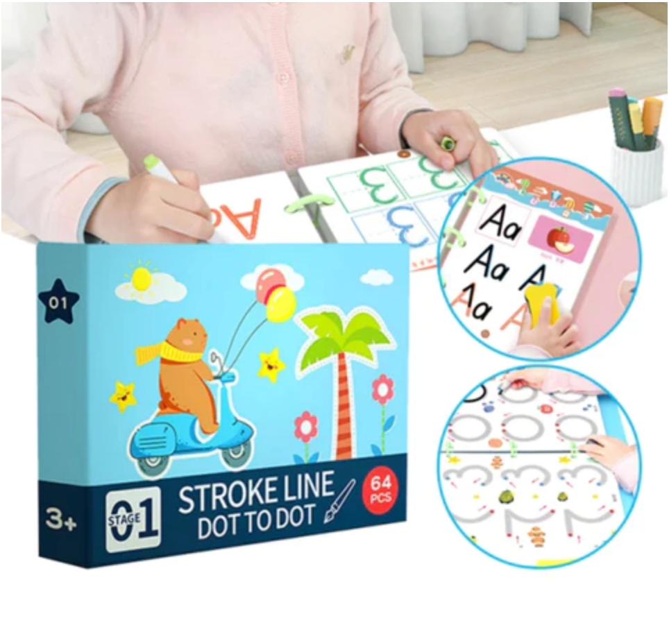other : EasyLearn - Magisch Traceerwerkboek Kinderen in van Pantino