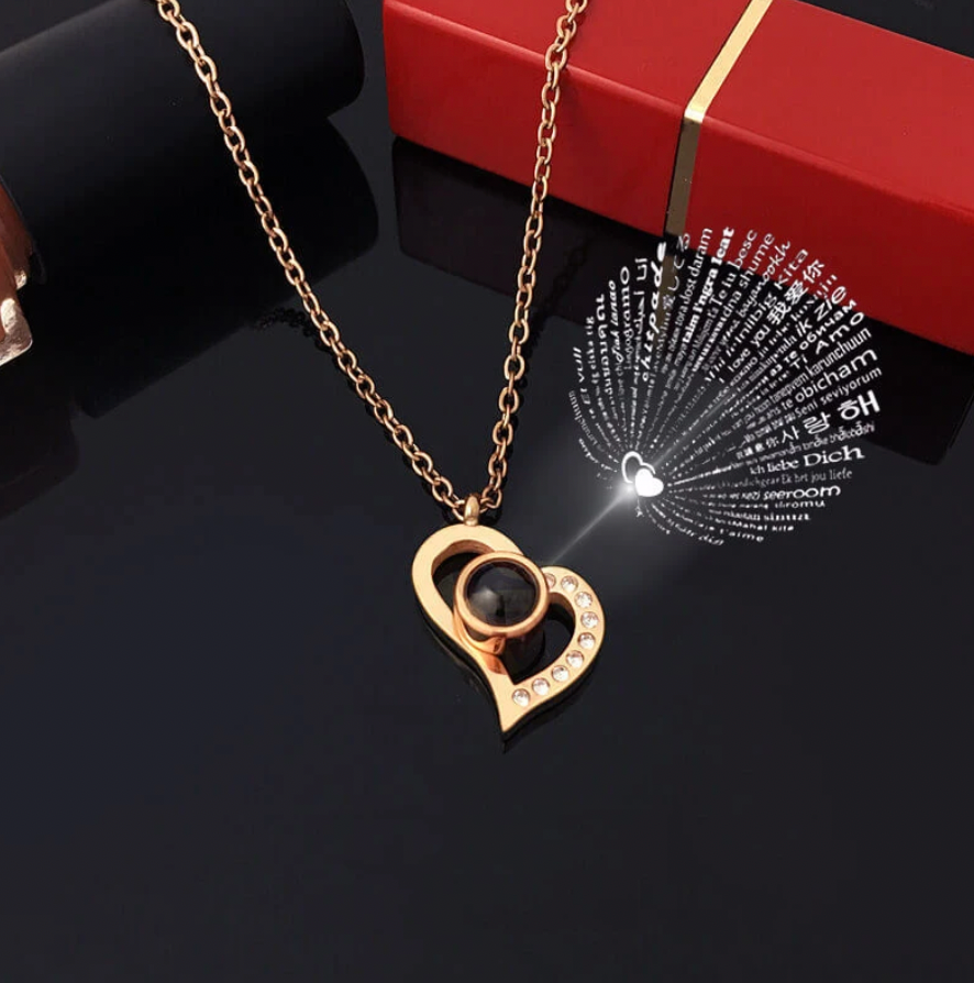 Jewelry Gift Box : HeartBox - Sieraden Geschenkdoos - Goud in van Pantino