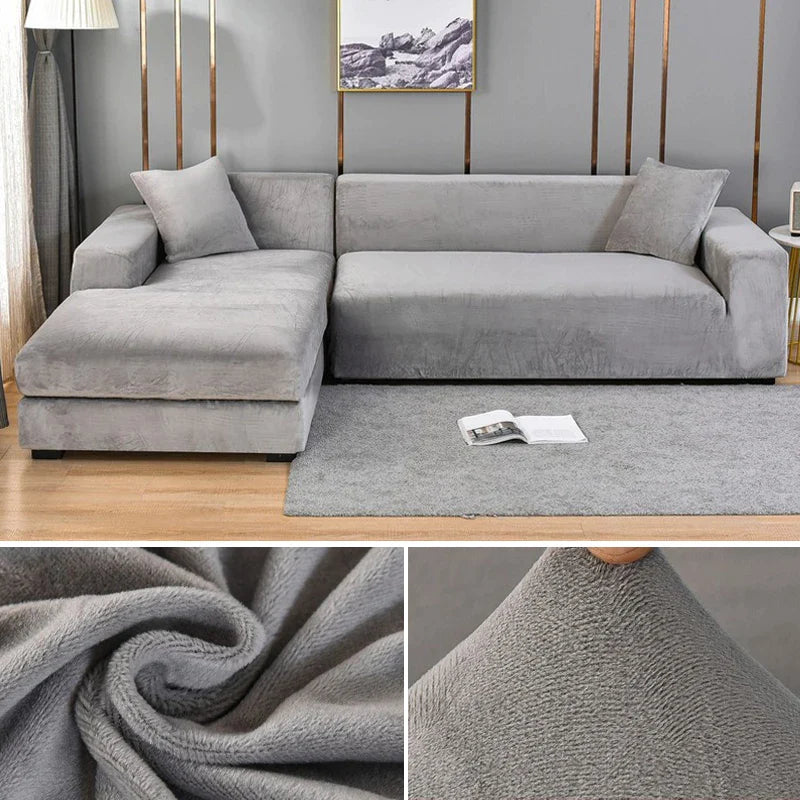 home & garden : CouchCover - Zachte Antislip Meubelbeschermer - Grijs in Grijs van Pantino