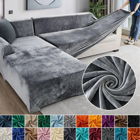 home & garden : CouchCover - Zachte Antislip Meubelbeschermer - Grijs in van Pantino