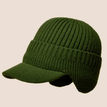 Beanie : Beanie Heren Marineblauw - BeanieCaps - Warme Gebreide Muts voor Buitenshuis in Groen van Pantino