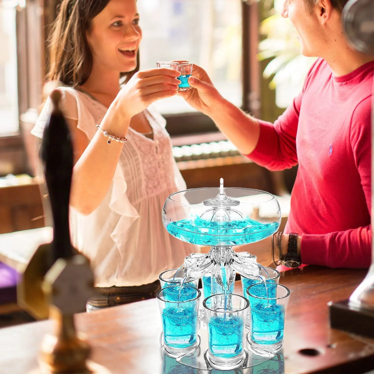 home & garden : EasyDispenser - Familie Bijeenkomst Bar Wijnglas Set in van Pantino