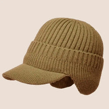 Beanie : Beanie Heren Marineblauw - BeanieCaps - Warme Gebreide Muts voor Buitenshuis in Khaki van Pantino