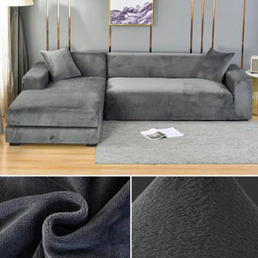 home & garden : CouchCover - Zachte Antislip Meubelbeschermer - Grijs in Donkergrijs van Pantino