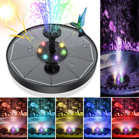 outdoor equipment : LED Zonne Waterfontein voor Tuin & Vijver | Duurzame fontein met hoge waterdruk in van Pantino