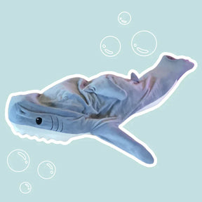Wearable Blanket : Hoodie Kinderen - SnugShark - Gezellige met Haaien Deken in van Pantino
