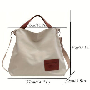 bags : Schoudertas Crèmewit - AdeleBag - Eenvoudige Canvas in van Pantino