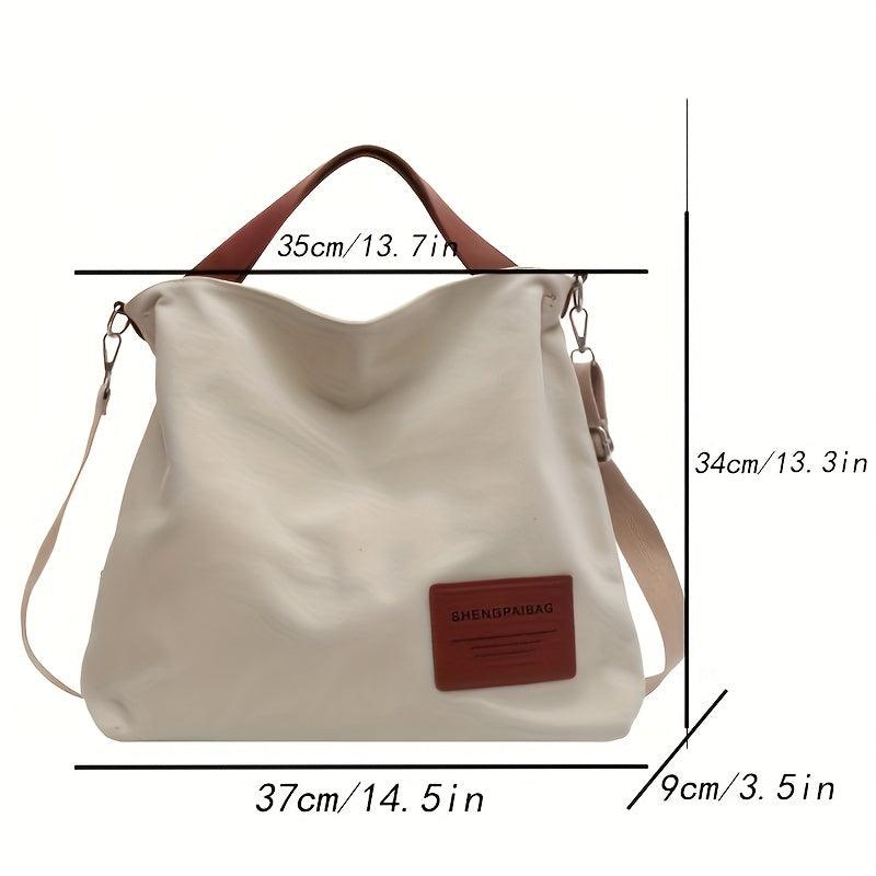 bags : Schoudertas Crèmewit - AdeleBag - Eenvoudige Canvas in van Pantino
